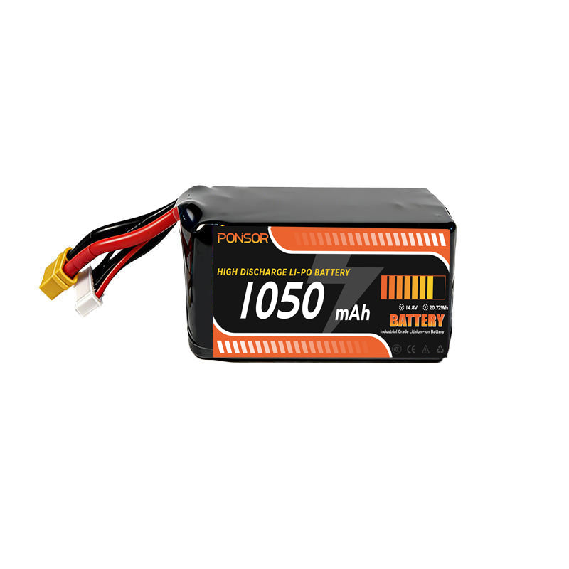 Drone High discharge Li-po battery 1050mAh 4S 6S