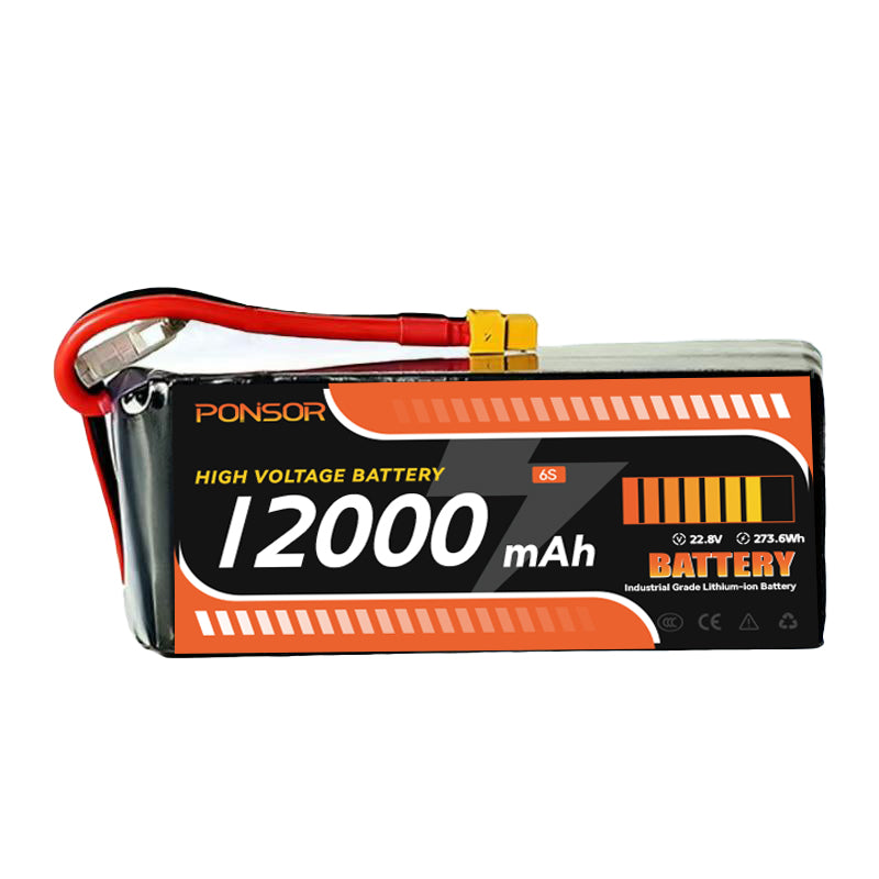 Celsius XT60/XT90 connector 6S 12000mAh Lipo battery pack