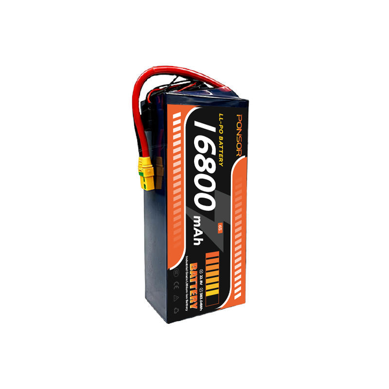 High discharge Li-po battery with liquid crystal BMS system 16800mAh 6S/12S