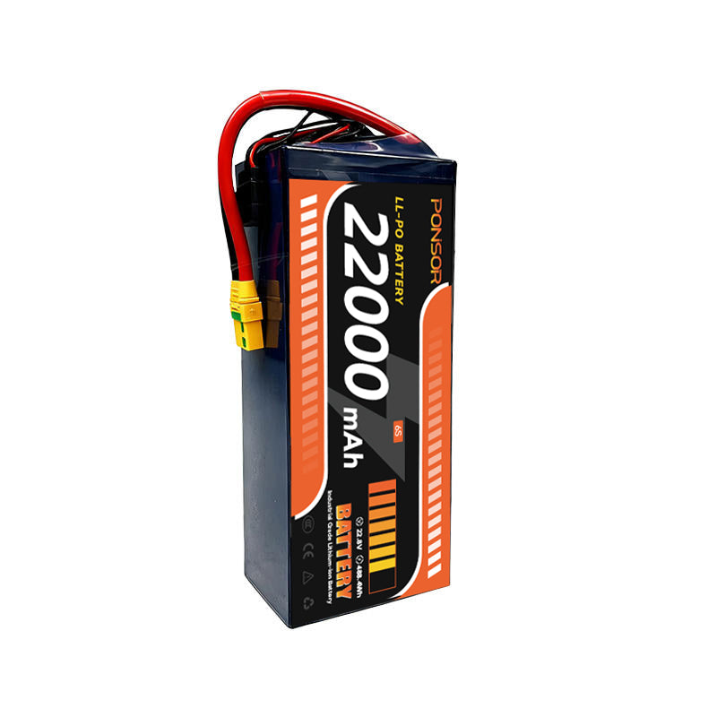 High discharge Li-po battery with liquid crystal BMS system 22000mAh