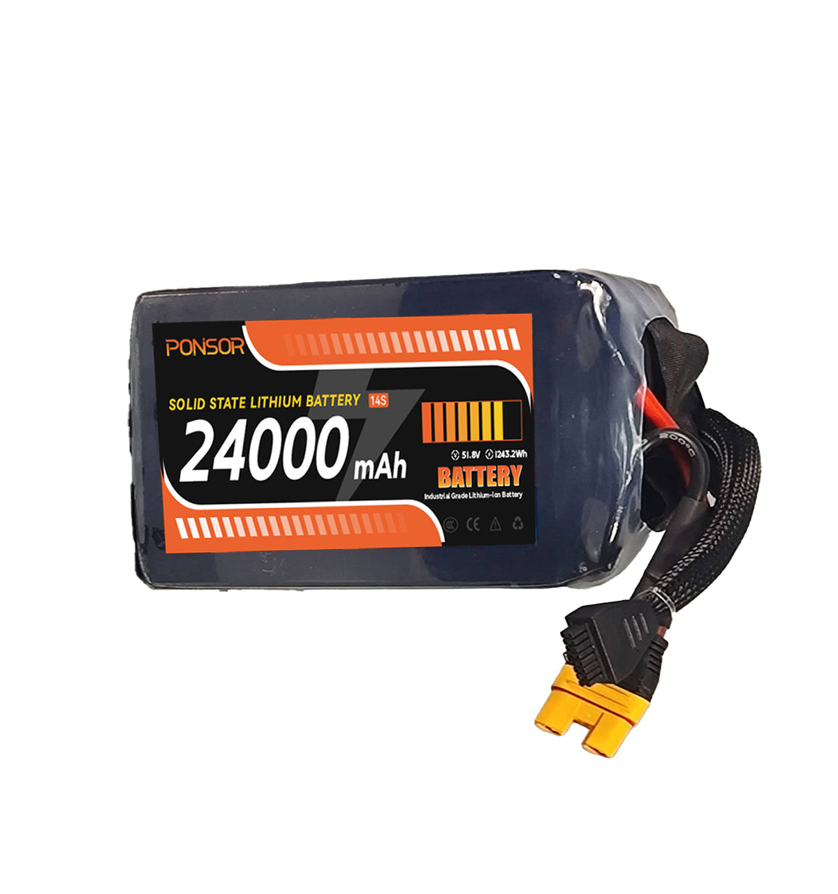 Solid-state lithium battery 24000mAh