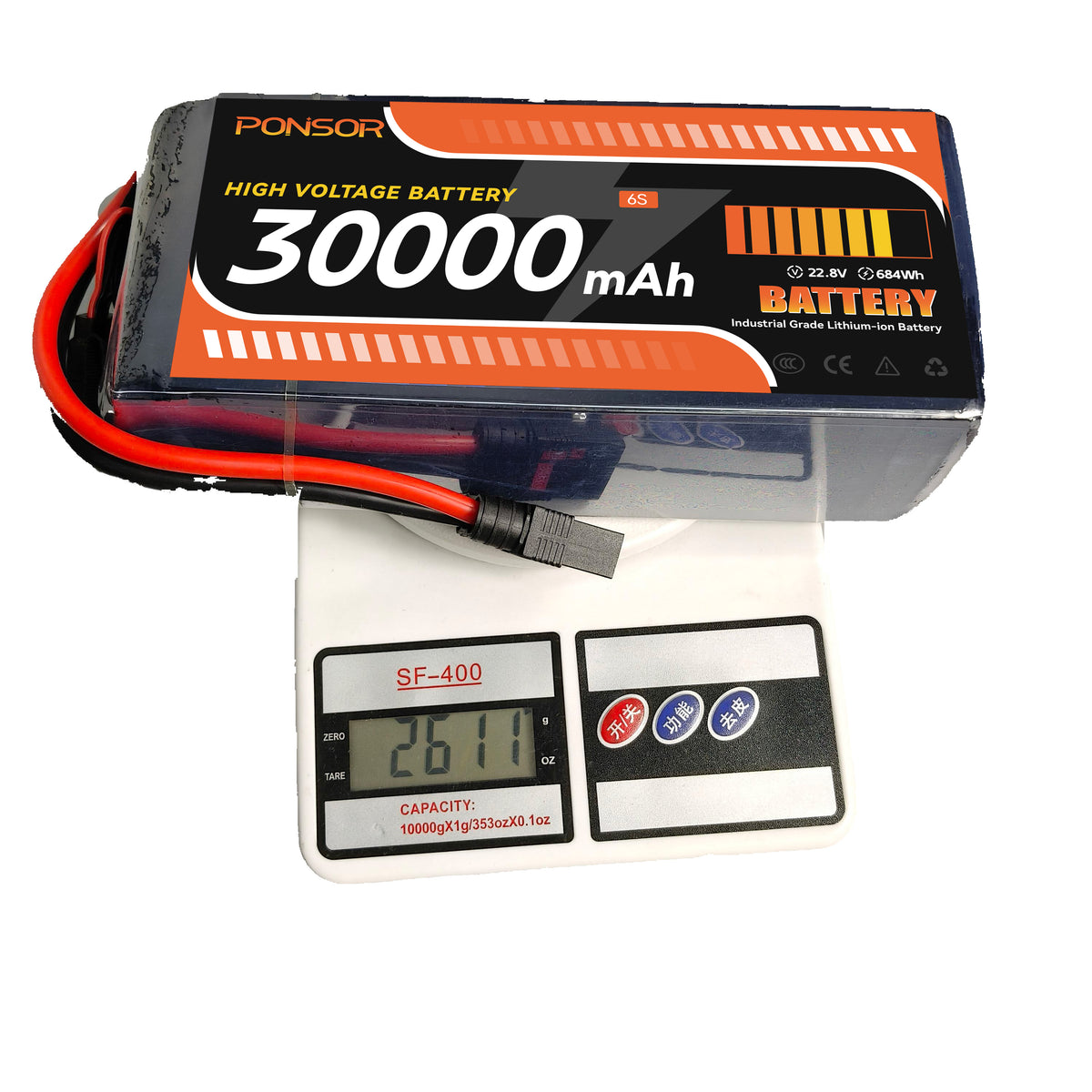 High voltage battery 12000mAh 100C
