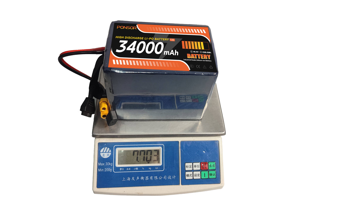 High discharge li-ion battery 34000mAh