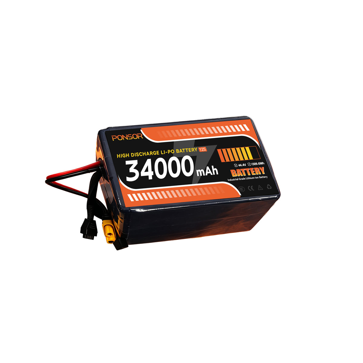 High discharge li-ion battery 34000mAh