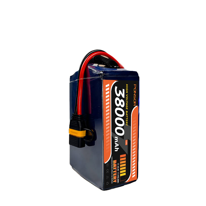 High voltage battery 38000mAh  6S/12S/14S