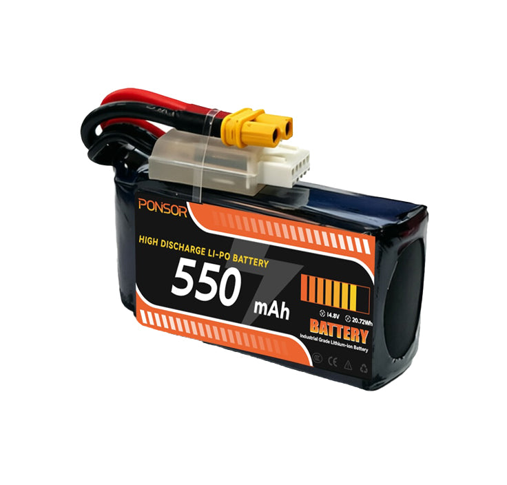 100C High discharge Li-po Battery 550mAh 2S 3S 4S 5S 6S 22.2V