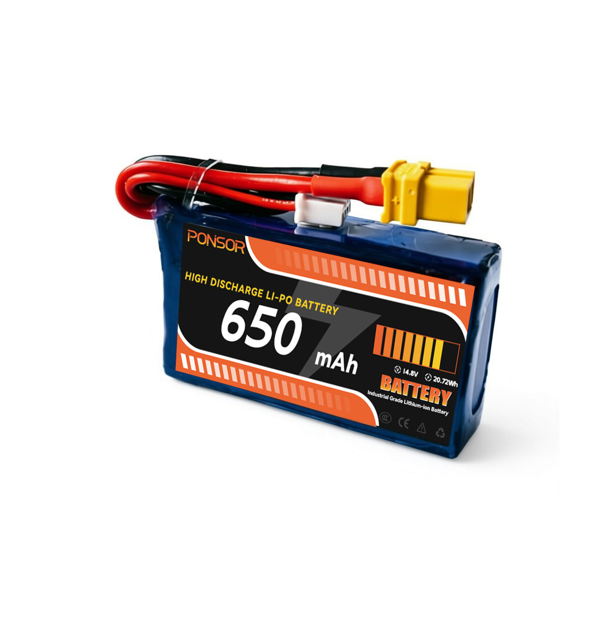 FPV Drone battery high Discharge Li-po battery 650mAh 2S/3S/4S/6S