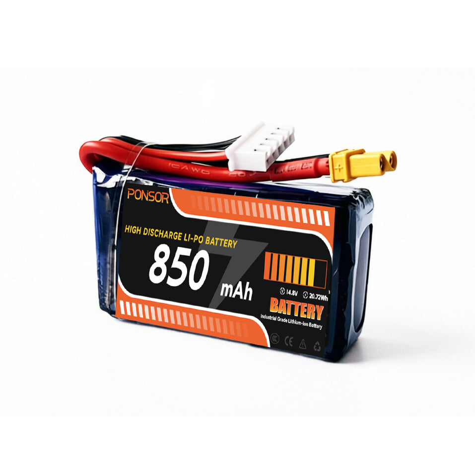 Drone High discharge Li-po battery 850mAh 2S 3S 4S 6S