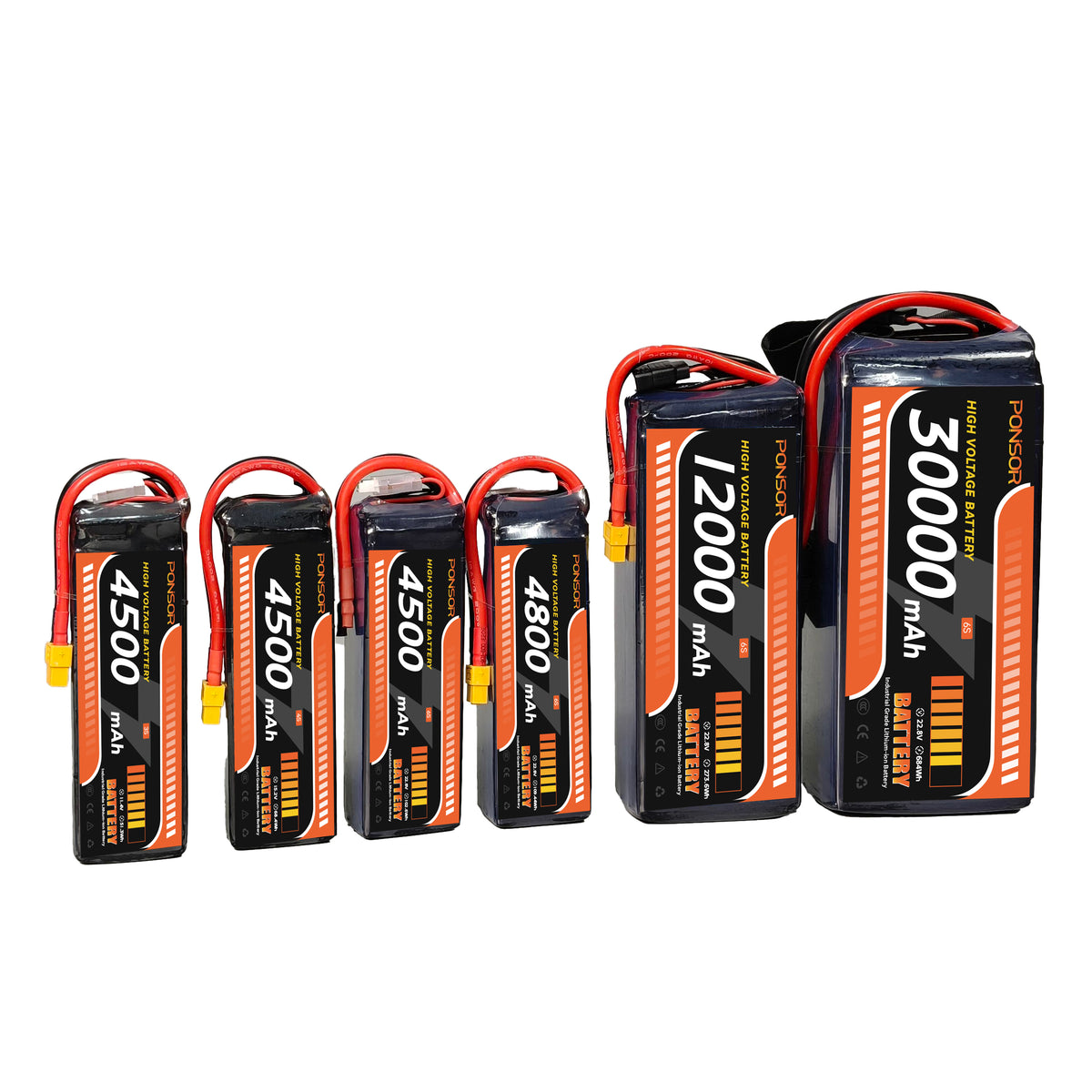 Celsius XT60/XT90 connector 6S 12000mAh Lipo battery pack